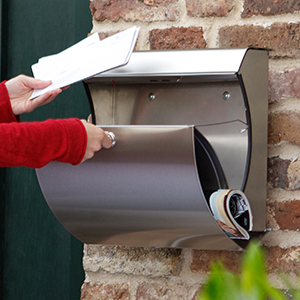 Stainless steel letter boxes