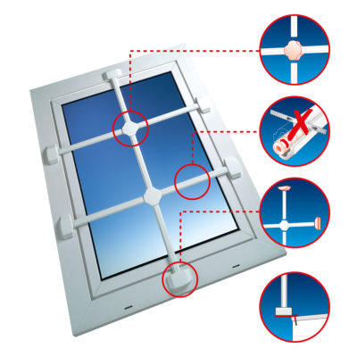 Sicherheitsgitter WinProtec Details Sicherheit